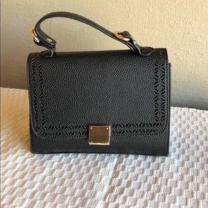 Black Handbag with adjustable shoulder strap